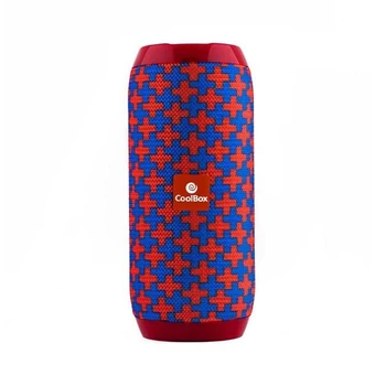 

Bluetooth Speakers CoolBox COOLTUBE 10W 1200 mAh FM Red Blue