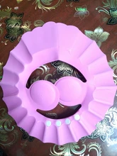 Gorro de baño para bebé, protector de ojos resistente al agua, ajustable, para ducha de bebé