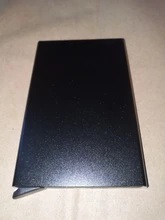 Tarjeta de Crédito titular hombres Slim Anti proteger viajes tarjetero ID mujeres Rfid cartera Metal caso Porte carta