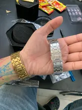 GA2100 3rd actualización modificación generación correa de reloj de bisel para GA-2100 GA-2110 100% 316L de acero inoxidable accesorios de acero con herramientas