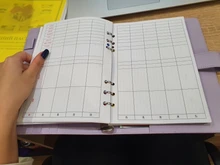 Carpeta de archivos recargable para Notebook, funda para Bloc de notas, carpeta de cuero, suministros de oficina, novedad