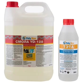 

Epoxy resin yd-128 (5 kg) with a curing agent Tet (500gr)