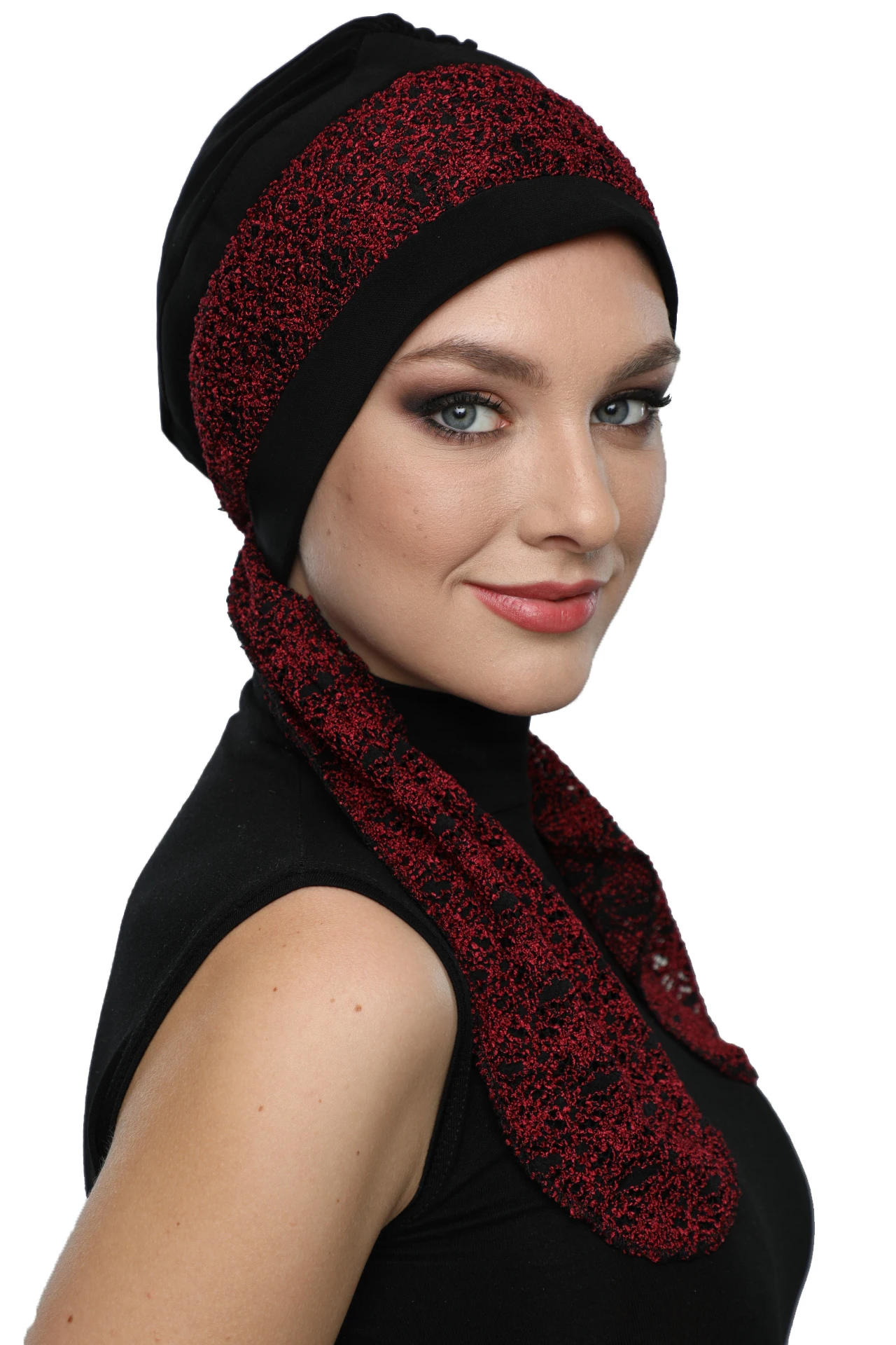 2024 New Fashion Boucle Bandana Ready Turban Hijab Bonnet Scarf Cancer Cap Special Women Product Beret Muslim Chemo