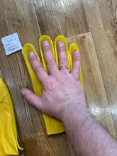 Guantes de cuero de vaca para conductores, protección de seguridad, para soldar, caza, 1008