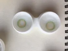 Easysmall de color azul hermoso alumno lentes de contacto cosméticos para los ojos artificiales alumno grado 2 unids/par receta miopía