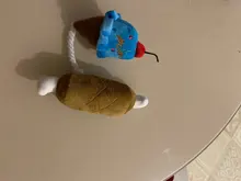 Funny Pet Toys Cartoon Cute Bite Resistant Plush Squeaky Toy Pet Chew Toy For Cats Dogs