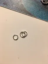 200 unids/lote 3 4 5 6 8 mm saltar anillos accesorios de bricolaje resultados trabillas individuales conectores de anillos partidos para la fabricación de la joyería