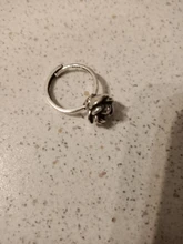 Anillo de plata de primera ley con forma de rosa para mujer, sortija, plata esterlina 925, estilo retro, defensa personal, japonés, coreano