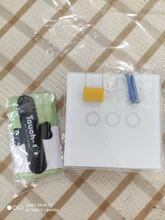 Interruptor táctil de luz con Sensor, Led de pared de 1 vía, 110v, 220 v, 220 V, controlador de encendido y apagado de lámpara, Panel de vidrio templado impermeable