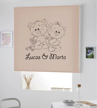 

Blind Iroa customizable Infant/Bears Lucas and Marta! ROLLER BLINDS TRANSLUCENT! (LAND 100X175)