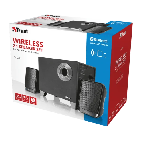 Акустическая система 2.1 21184 Trust ZELOS BT 30Вт 3,5mini-jack