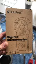 HoldPeak HP-866B Anemómetro Digital anemómetro medidas la velocidad y temperatura del viento HP866 medida herramienta venta al por mayor