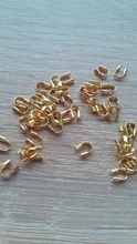 Protectores de alambre de 100x4mm, accesorios de forma de U, cierres, conector para fabricación de joyas, 4,5 unids/lote