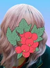 Pink Bob Wigs Hair-Wig Bangs Natural Medium-Length Women Cute with Cosplay for Synthetic