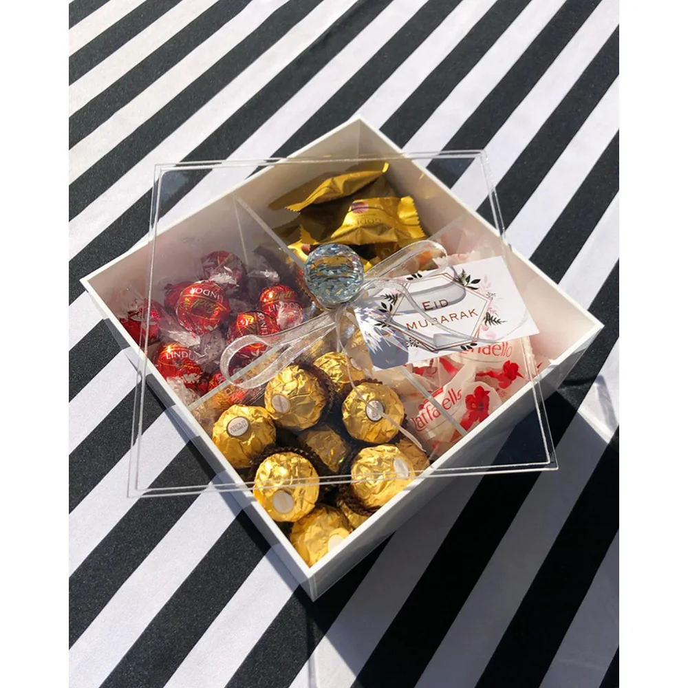 Acrylic Multi Sectional Snack Serving Tray Set with Lid 4 slots Divided Camping Keto Snack Plate Dish Platter Food Storage Acrylic Multi Sectional Snack Serving Tray Set with Lid 4 slots Divided Camping Keto Snack Plate Dish Platter Food Storage