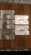 5 uds. De fundas de aluminio con bloqueo para lector de tarjetas bancarias, tarjetero para tarjetas bancarias, protección para tarjetas bancarias, soporte NFC de Metal para tarjetas de crédito