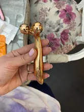 Rodillo 3D para masaje Facial, estiramiento Facial en V, belleza, estiramiento corporal de la piel, relajación, cara delgada herramienta de levantamiento Facial, instrumento masajeador zk20