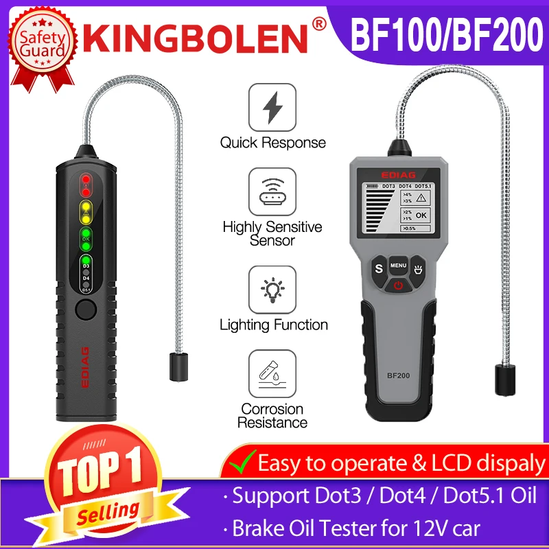 12V Universal Brake Fluid Tester Accurate Oil Quality Diagnostic Tool
