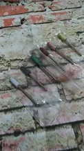 ERUIKA 6 unids/set de goma del taladro del clavo de fresado para manicura poco Flexible pulidora máquina Archivo de clavo eléctrico herramientas de arte