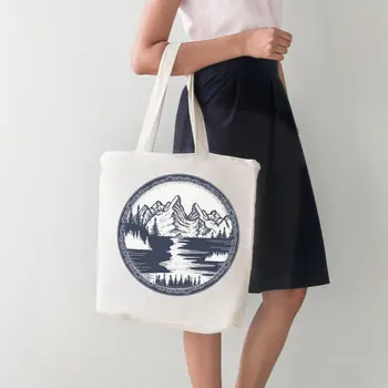 

Angemiel Bag Nature and the Universe Themed Cloth Shopping Beach Bag