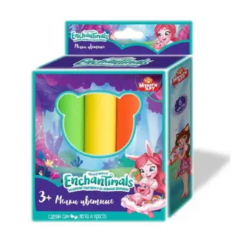 

Set for creativity crayons colored "enchantimals" 4 colors. Multiart 40104-en