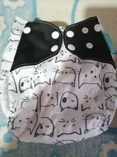 Happyflute 4 unids/set lavable ecológico tela cubierta de pañal ajustable reutilizable de tela pañales pañal de tela de fit 3-15kg bebé