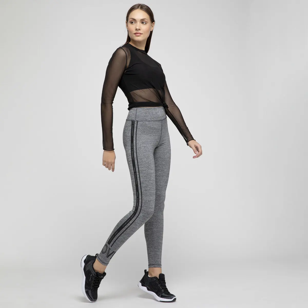 

FLO KATE TIGHT Mel Gray Women Leggings LUMBERJACK