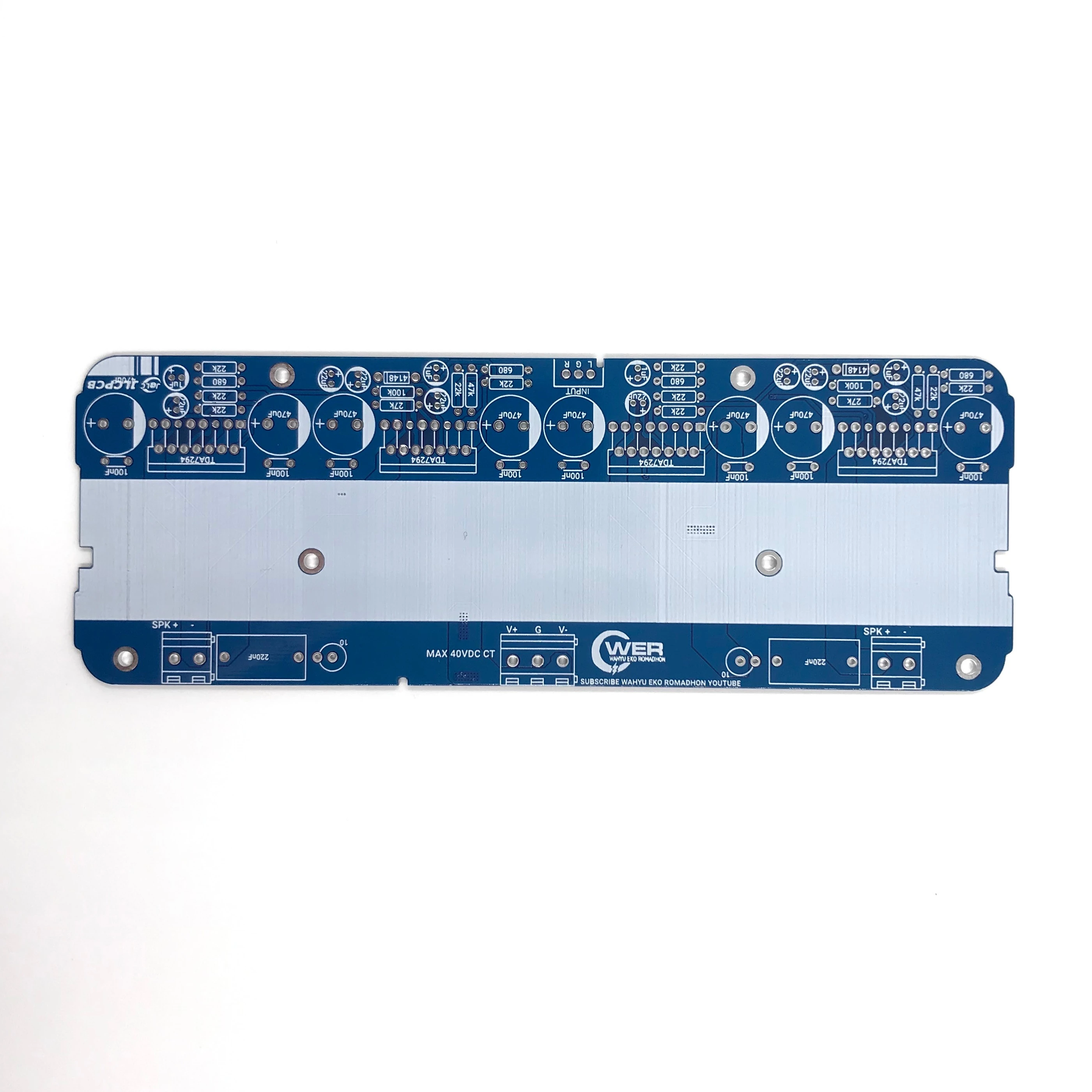 Power Amplifier TDA7294 BTL Circuit Board PCB 100W Stereo Sound Amp for