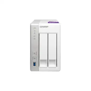 

QNAP NAS server and storage TS-231P link ethernet LAN desk gray, white