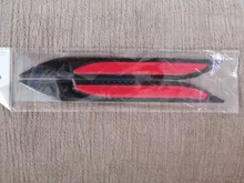 YCCPAUTO-Protector de parachoques de fibra de carbono para coche, pegatina de advertencia de seguridad, cinta antiarañazos, 2 uds.