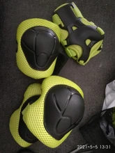 Uds equipo de protección para los niños de la rodilla coderas muñeca guardias Protector de seguridad infantil Kit para bicicleta de Patinaje