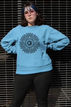 

Angemiel Wear Stars the Moon Between Blue Women Sweatshirts