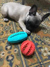 Dog-Toy Rubber-Kong Dog-Chew-Ball Teeth-Cleaning-Tools Labrador Interactive French-Bulldog
