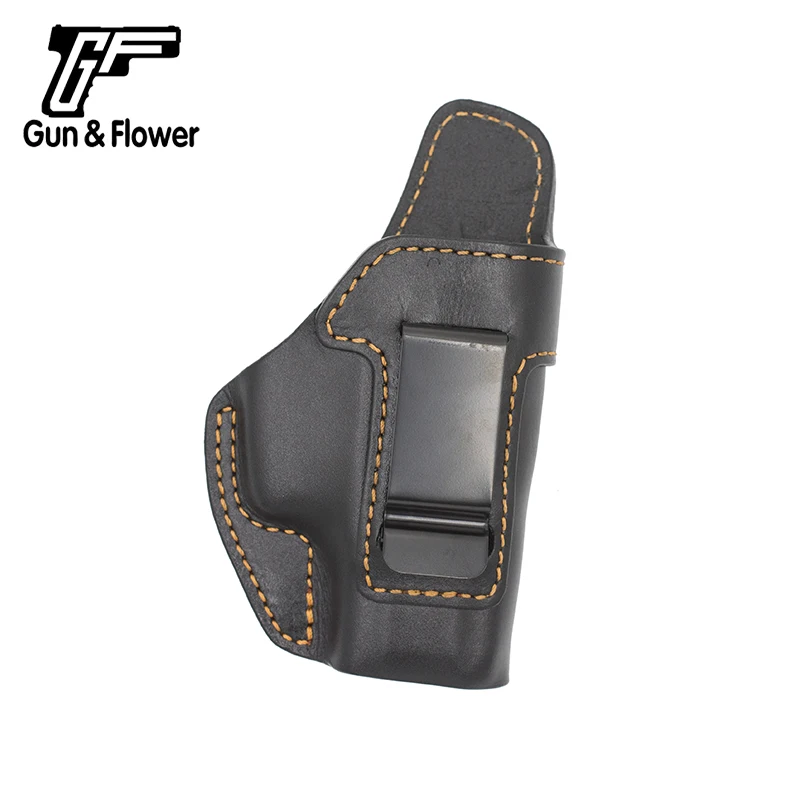 Gunflower тактические быстро тянущиеся Pancake внутри пояс Кожаный скрытый переноски