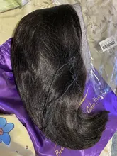 Celie Bob-Peluca de cabello humano liso con encaje frontal, postizo de pelo liso con cierre de 4x4 de densidad 150