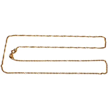 

18k gold chain solid Singapore 60 cm. 3mm. 10.50 grs. [9531]