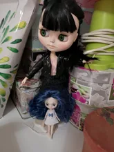 Mini muñeca de cuerpo normal DBS blyth, 10CM, BJD, regalo para niñas, juguete de anime, vestido aleatorio