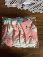 5 par/lote calcetines de bebé para recién nacidos bebé lindo de dibujos animados de algodón suave verano Calcetines 0-24 meses Niña malla adorable regalo de CN