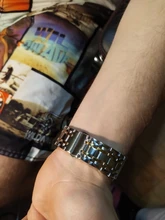 BELUSHI-reloj de cuarzo para hombre, cronógrafo luminoso de acero inoxidable, resistente al agua, con calendario y fecha, de negocios