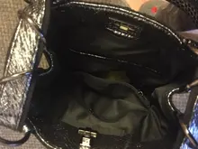 Mochila para ordenador portátil de cuero con lentejuelas para mujer, morral con cierre de personalidad, Mochila antirrobo de viaje