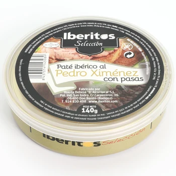 

IBERITOS-canned Pate Iberico al Pedro Ximenez cans 140g - 140g PEDRO XIMENEZ