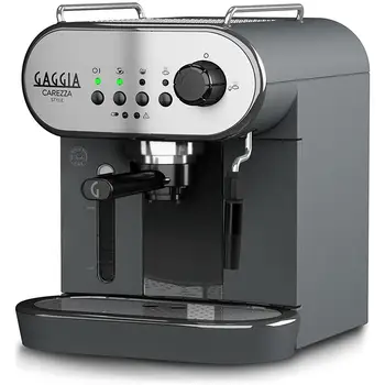 

Coffee machine caress Style manual 15 Bar black color/ArgentoGAGGIA118.46