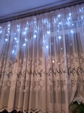 Led-String-Lights Christmas-Snowflakes Holiday Party Connectable Waterproof Wave