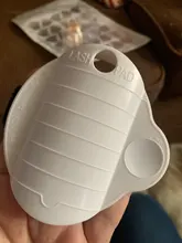 Paleta de soporte para pestañas postizas acrílicas, soporte para pestañas con garrapatas, falsa extensión de pestañas, herramienta esencial