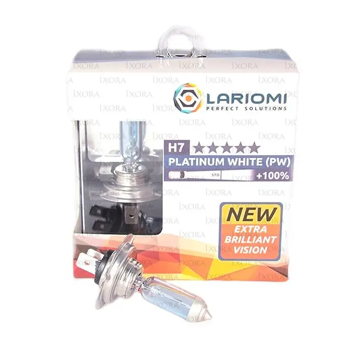Лампа галогенная H7 12V 55W PX26d Platinum White (+100%) (коробка 2 шт.) |