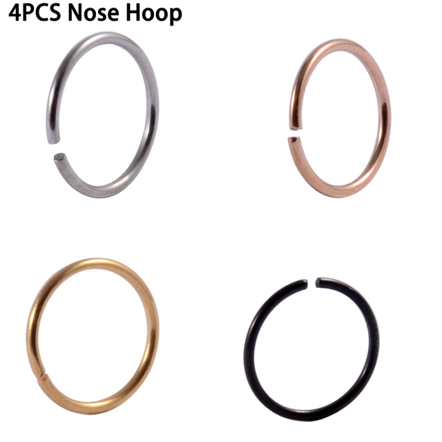 Safe Sterile Piercing Unit For Nose Studs Piercing Gun Piercer Tool with Replacement Nose Stud Body Piercing Jewelry