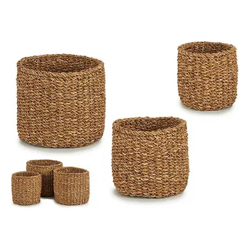 

Set of Baskets Esparto grass 3 (3 Pieces) (30 x 12 x 30 cm) (30 x 13 x 30 cm)