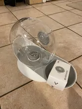 Dispensador de agua automático con forma de caracol para gatos, fuente para mascotas, tazón para beber grande, sin electricidad