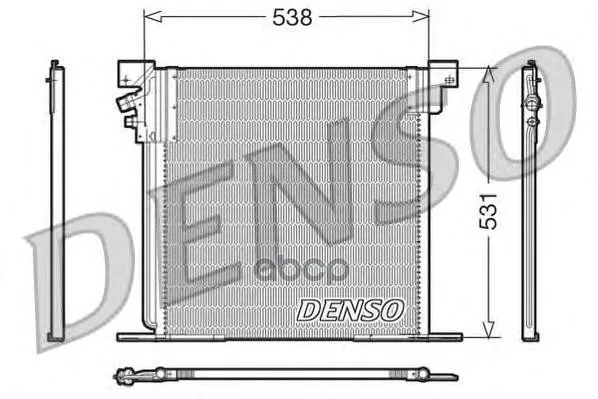 Радиатор Кондиционера Denso арт. DCN17030