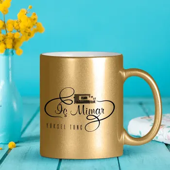 

Personalized Professional Underwear Architect Gilded Mug Cup-2